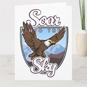 In den Himmel aufsteigen Logo Karte