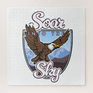 In den Himmel aufsteigen Logo Puzzle