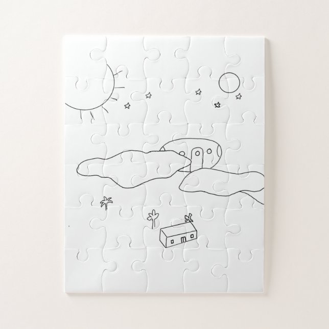 In den Himmel Puzzle (Vertikal)