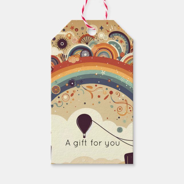 In den Horizont Geschenkanhänger (Vorderseite)