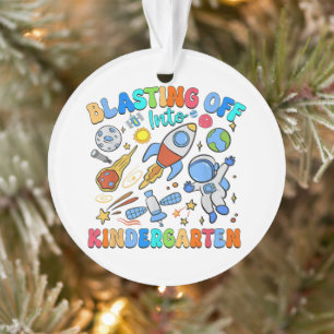 In den Kindergarten starten Zurück zur Schule Ornament