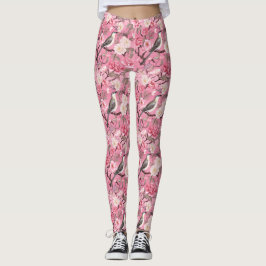 In den Kirschblüten rosa Chinoiserien Leggings