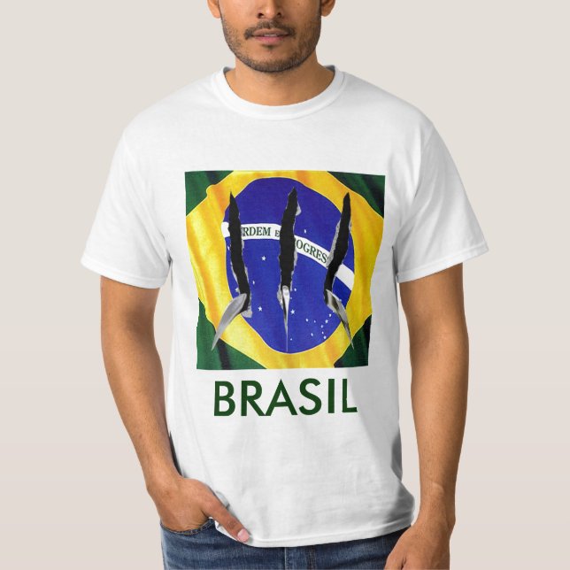 IN den KRALLEN der FAHNE, des BRASILIENS, T-Shirt (Vorderseite)