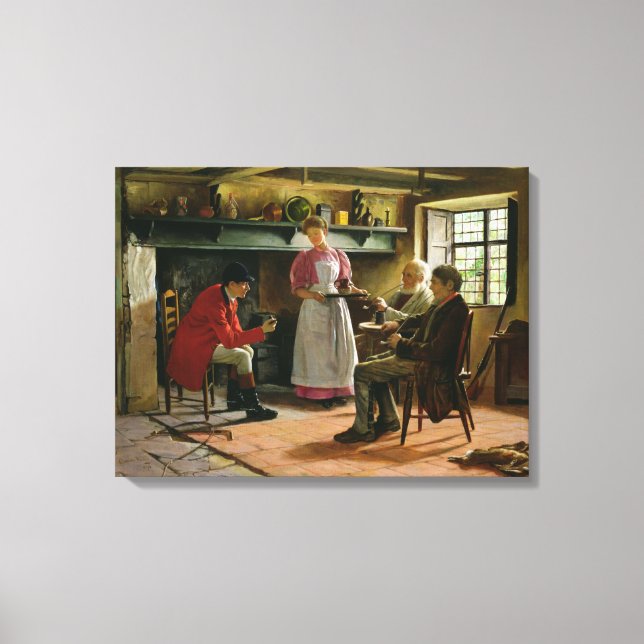 In den Lygon Arms, Broadway, 1896 Leinwanddruck (Vorderseite)