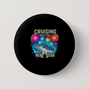 In den neuen Jahr 2026 cruisen - Sonnenuntergangs- Button