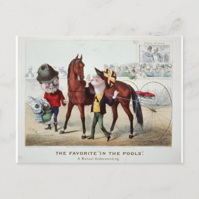 In den Pools 1876 Postkarte (Vorderseite)