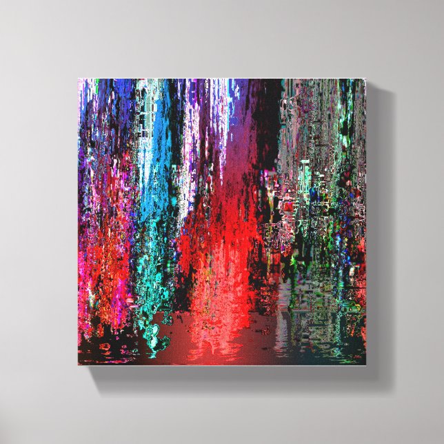 In den Regen Leinwanddruck (Vorderseite)