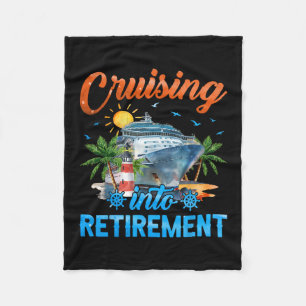 In den Ruhestand kreuzen - Urlaub auf einem ausgem Fleecedecke