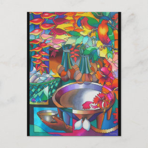 IN DEN SCHATTEN DES SCHLAFENDEN GIANTEN BERGS III POSTKARTE