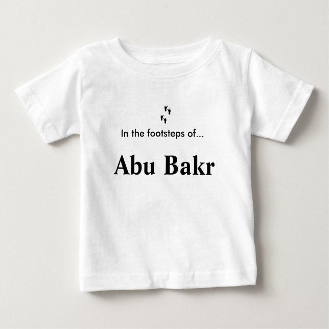 In den Schritten von… Abu Bakr Baby T-shirt (Vorderseite)