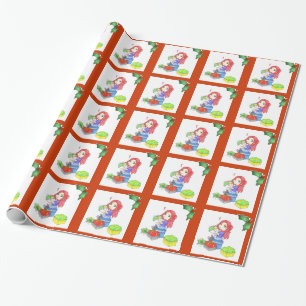 In den Süßigkeiten gefangen Umschlagpapier Geschenkpapier