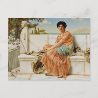 In den Tagen von Sappho von John William Godward 1 Postkarte
