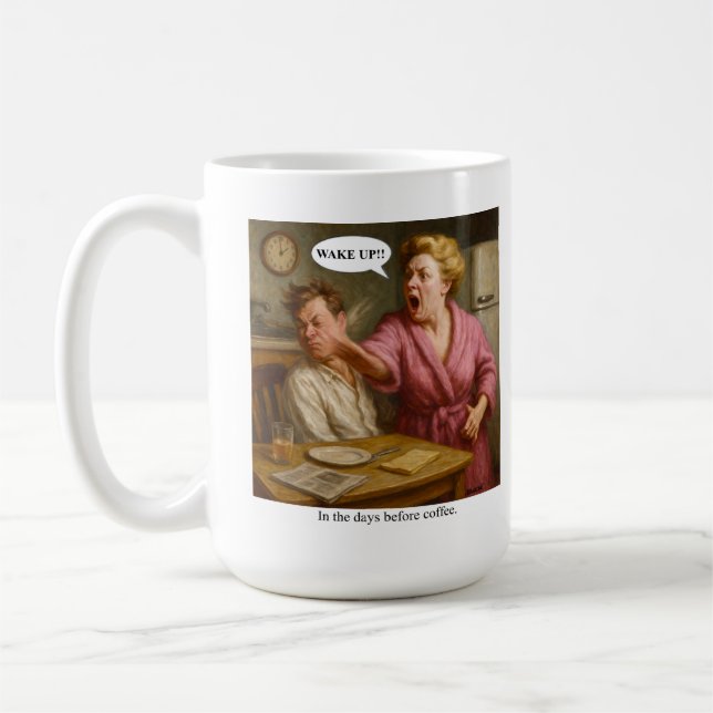 In den Tagen vor dem Kaffee. Kaffeetasse (Links)