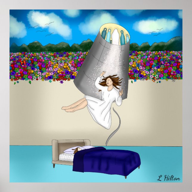 In den Tunnel fahren | NDE Experience Art Poster (Vorne)