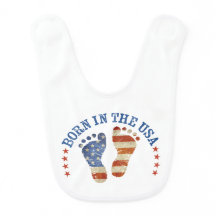 In den USA geboren Baby-Bib