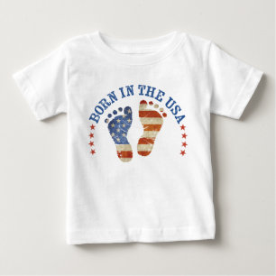 In den USA geboren Baby-Body und T-Shirt