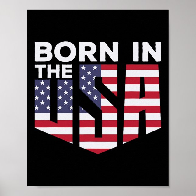 In den USA geboren Poster (Vorne)