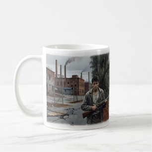 In den USA geborene Veteranengeschichte Kaffeetass Kaffeetasse