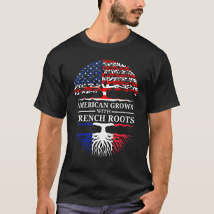 In den USA gewachsen mit französischen Wurzeln USA T-Shirt