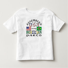 In den USA unter Verwendung brasilianischer Teile  Kleinkind T-shirt