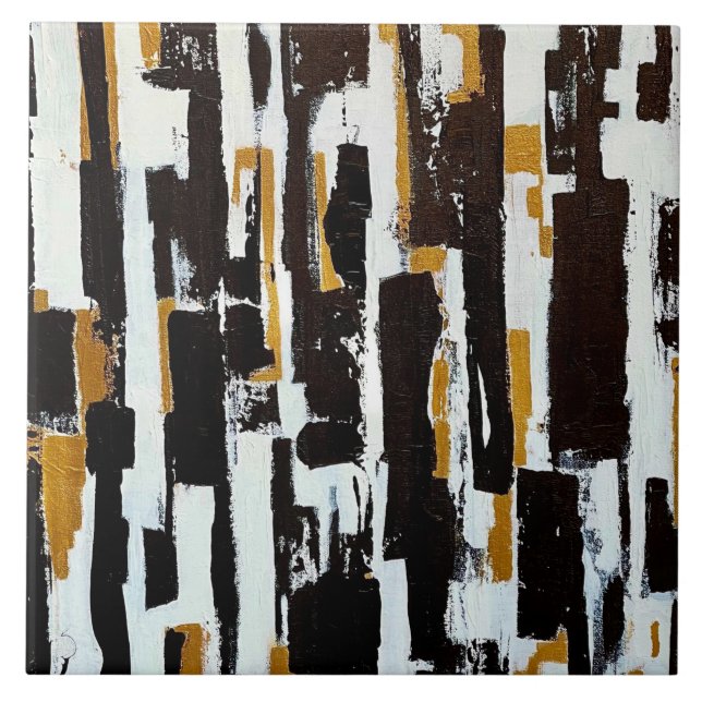 In den Wald 6 x 6 Keramiken Tile Fliese (Vorderseite)