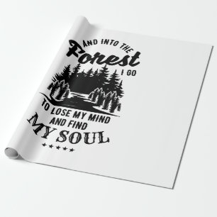In den Wald gehe ich Geschenkpapier