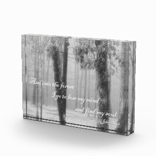 In den Wald gehe ich ... Mein Soul suchen Fotoblock