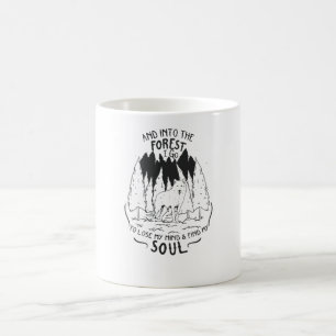 in den Wald gehen Kaffeetasse