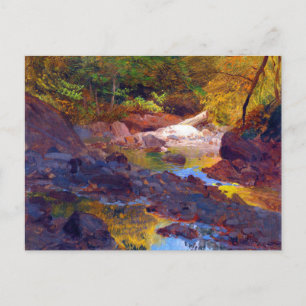 In den Wäldern von New England von Frederic Edwin Postkarte