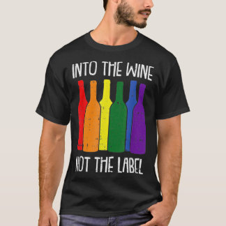 In den Wein nicht das Etikett Bisexuelle Stolz Get T-Shirt