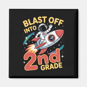 In den Weltraum starten in die 2. Klasse zurück zu Magnet