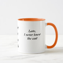 In den Winden von dem, was wir verloren, ein poeti Tasse