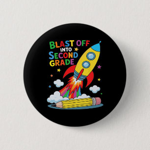 In den zweiten Schuljahr starten - erster Schultag Button