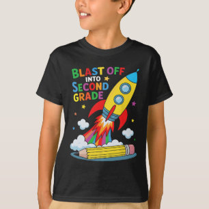 In den zweiten Schuljahr starten - Erster Schultag T-Shirt