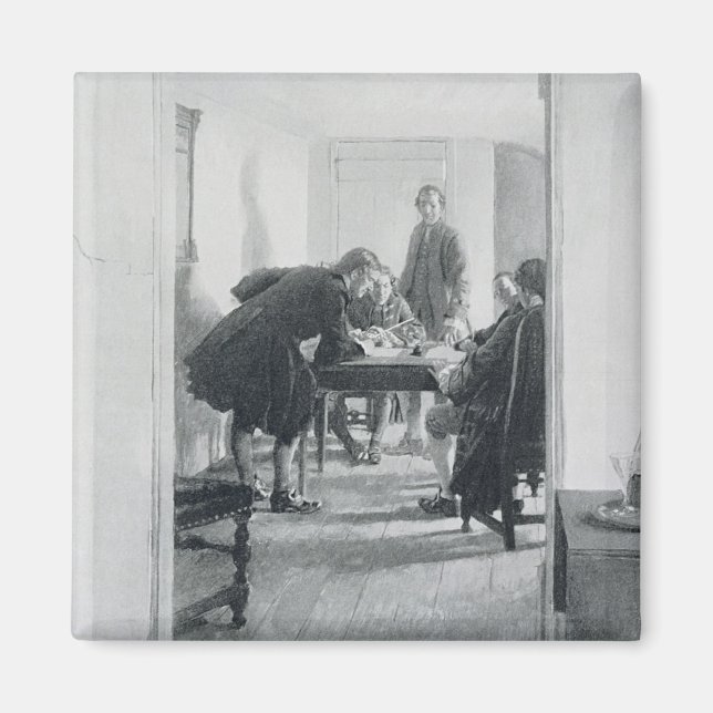 In der alten Raleigh Taverne Magnet (Vorne)