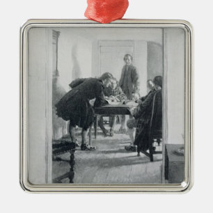 In der alten Raleigh-Taverne Silbernes Ornament