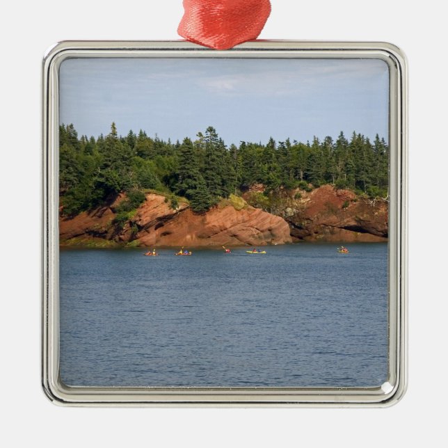 In der Bay of Fundy in St. Silbernes Ornament (Vorne)