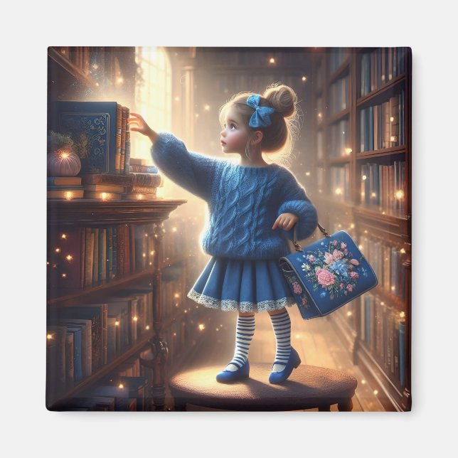 In der Bibliothek - Blue Magnet (Vorne)