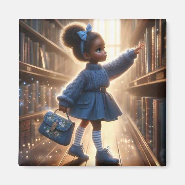 In der Bibliothek - Blue Magnet (Vorne)