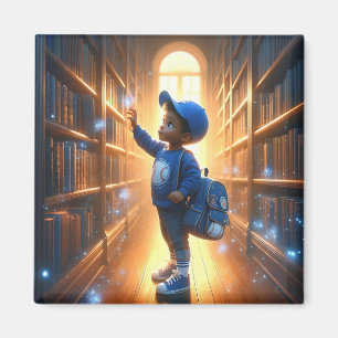 In der Bibliothek - Blue Magnet