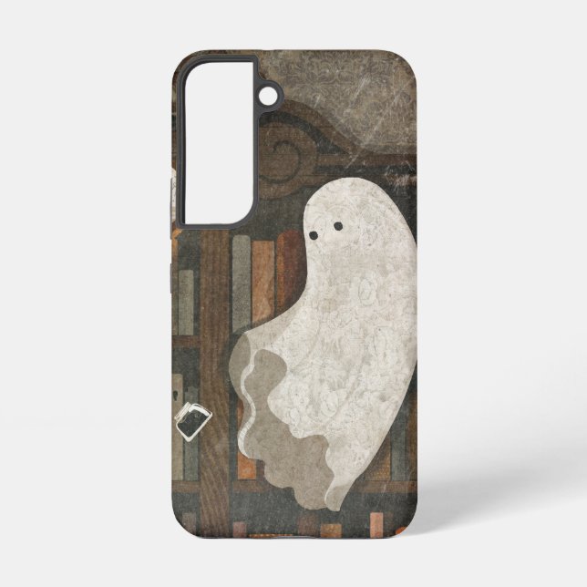 In der Bibliothek ist ein Poltergeist Samsung Galaxy Hülle (Rückseite)
