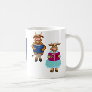 In der Bibliothek Tasse