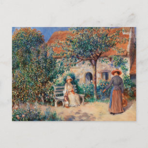In der Bretagne von Renoir Impressionist Malerei Postkarte