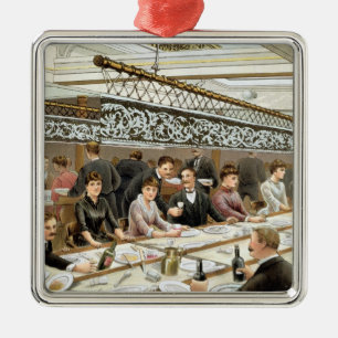 In der Bucht Abendessen-Zeit - ein Silbernes Ornament