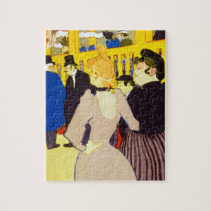 In der Diskothek von Toulouse Lautrec, Vintage Kun Puzzle