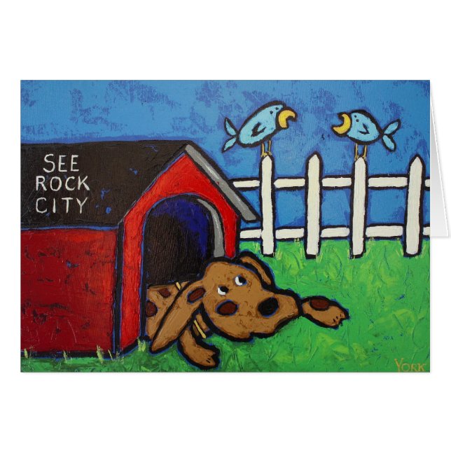 in der Doghousekarte (Vorderseite (Horizontal))