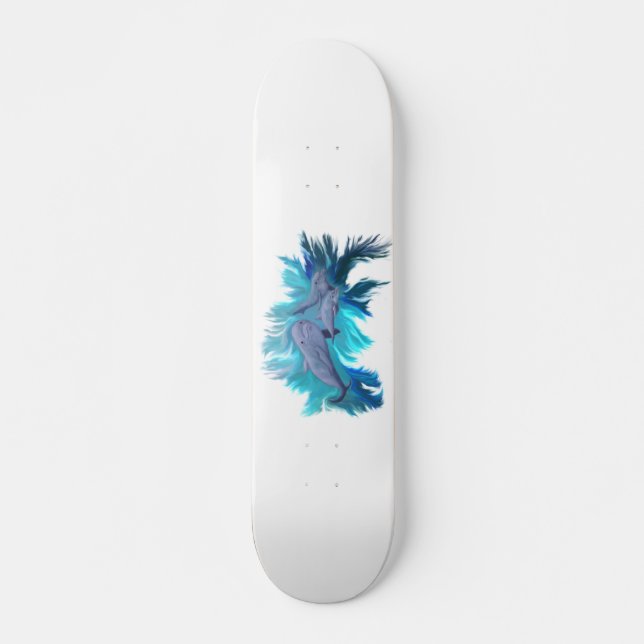 In der Dolphin-Schule Skateboard (Vorne)