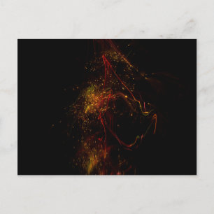 In der dunklen Kunst Postkarte