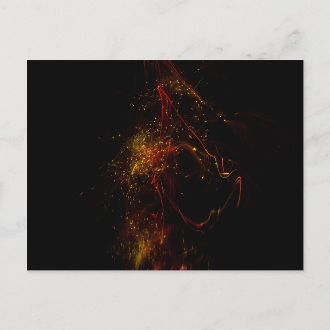 In der dunklen Kunst Postkarte (Vorderseite)