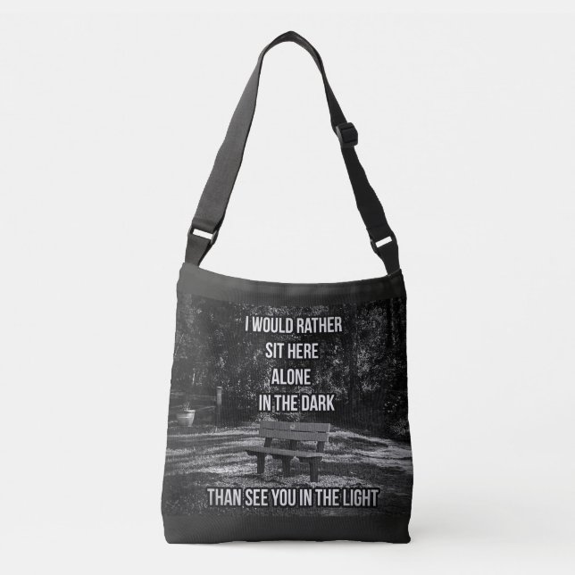 In der dunklen Tasche der Zitate (Vorderseite)